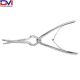 Jansen Middleton Stainless Steel Forceps, 7-3-4 in (19.5cm), Large Fenestrated Jaw