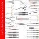 Delta Med Tebbetts Rhinoplasty Set including reusable elevators, scissors, and retractors