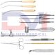 Guyuron Endoscopic Migraine Set by Delta Med Surgical, showing fine-tipped nerve dissectors and elevators