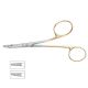 Olsen Hegar Onyx Needle Holder/Scissor Combination,16.5cm