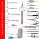 Aston Facelift Instruments Set by Delta Med Surgical featuring specialized rhytidectomy scissors and retractors