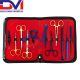 Complete Blepharoplasty Surgery Instrument Set by Delta Med Surgical arranged in a sterilization tray