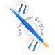 Crow Coagulating Insulated Dressing Forceps – Tungsten Carbide | Delta Med Surgical