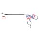 Daniel Endoforehead grasping forceps left curved 15cm
