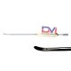 Delta Med Surgical 23.5cm Daniel Endoforehead Elevator with Quarter Curved blade for brow lift surgery
