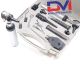 Complete Delta Med Surgical ENT Diagnostic Set in a black hard case featuring otoscope and ophthalmoscope heads