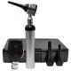 ENT Veterinary Set with veterinary otoscope and interchangeable specula tips in a portable diagnostic case