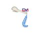 Delta Med Surgical Epstein Abdominoplasty Retractor with non-reflective Blue Titanium coating and wide blade