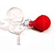 Delta Med Surgical Glass Ellik Evacuator with silicone suction bulb and stainless steel connectors