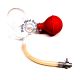 Delta Med Surgical Glass Ellik Evacuator with silicone bulb and universal adapters for Storz and Wolf systems