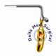 Gold Handle L-Shaped Facelift Lighted Retractor