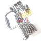 Complete 7-piece Delta Med Surgical Hudson Hand Drill Brace set with five burrs and extension bar in a surgical tray