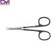  Iris, Serrated Supercut Scissors, 4-1/2″(11.5cm), Curved