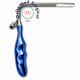 L-Shaped Facelift Retractor with Lighted Blue Handle 