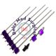 Complete 9-piece Delta Med Surgical PAL Cannula Set showing various tips and MicroAire-compatible power hubs