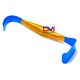 Delta Med Surgical 24cm Insulated Breast Retractor with black non-conductive coating and double-ended blades