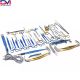 Complete 38-piece Delta Med Surgical Tebbetts Breast Surgery Set featuring retractors, dissectors, and calipers