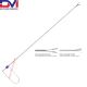 Delta Med Surgical 4Fr 60cm URS Forceps with U-shape metal handle and serrated jaws