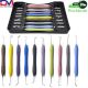 10pcs LM Arte Set Dental Composite Filling Instruments Silicon Handle & Cassette