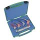 MACINTOSH FIBER OPTIC LARYNGOSCOPE SET OF 4 BLADES