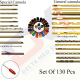 Liposuction Cannulas Set Of ( 130 Pcs Cannulas With Different Type & Size And 5pcs Stop Lock For Syringes