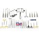 Cleft Lip & Cleft Palate Repair Instruments Mouth Gag Set of 36 Pcs Steel Box