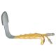 Epstein Lighted Breast Retractor, Fiber Optics & Suction, Spatulated Working End with Teeth