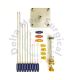 Facial Graft Liposuction Transplantation Cannula Set of 18 PCs Fat Transfer Kit