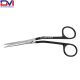 Fomon Serrated Supercut Scissors, 5-1/2 in (14cm), Angled
