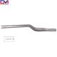 Jansen Dressing Bayonet Forceps, 6-1/2 in (16cm), Serrated Jaw