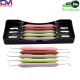 Dental Composite Filling Instruments Set of 5 Silicon Handle LM Arte & Cassette 
