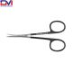 Strabismus Serrated SuperCut Scissors, 4-1/2 in (11.5cm)