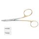 Foster-Gilles Onyx Needle Holder-Scissor Combination Curved