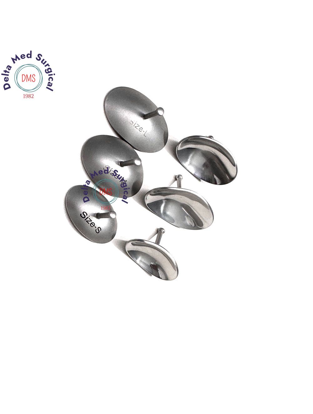 thumbnail interactive-video image 1 of Stainless Steel Laser Corneal Eye Shields - 26mm X 17mm Small Size For Eye Surgery (2-Pack) 1 of 12